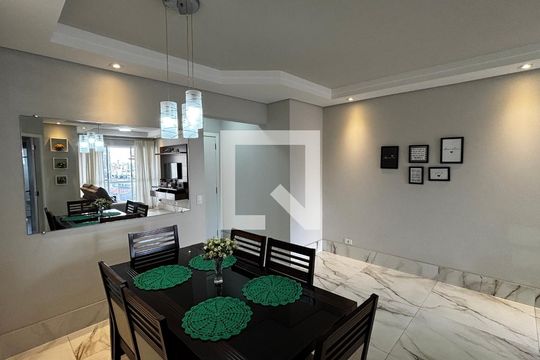 Sala - Sala de Jantar  de apartamento à venda com 3 quartos, 91m² em Vila Santa Teresa, Santo André