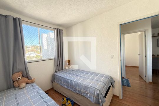 Quarto 2 de apartamento para alugar com 2 quartos, 45m² em Chácara Contagem, Contagem