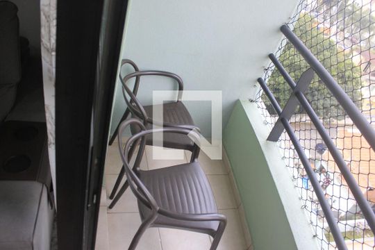 Varanda  de apartamento à venda com 3 quartos, 65m² em Vila Augusta, Guarulhos