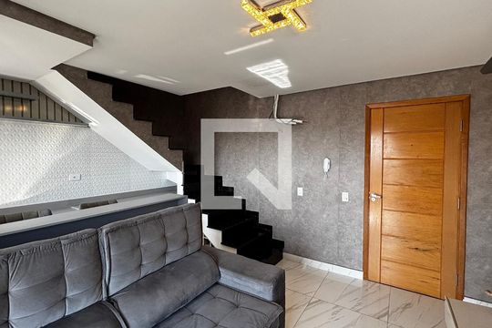 Sala - Cozinha de apartamento à venda com 2 quartos, 88m² em Cidade São Jorge, Santo André