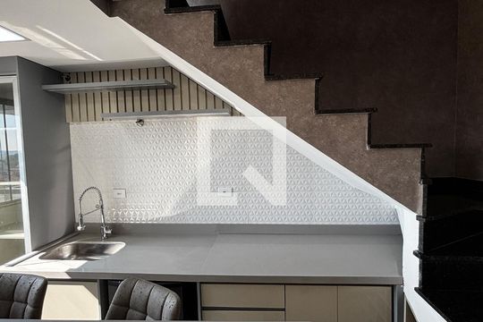 Sala - Cozinha de apartamento à venda com 2 quartos, 88m² em Cidade São Jorge, Santo André