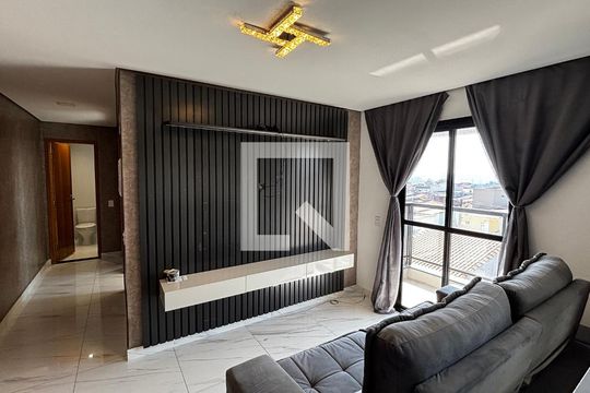 Sala - Cozinha de apartamento à venda com 2 quartos, 88m² em Cidade São Jorge, Santo André