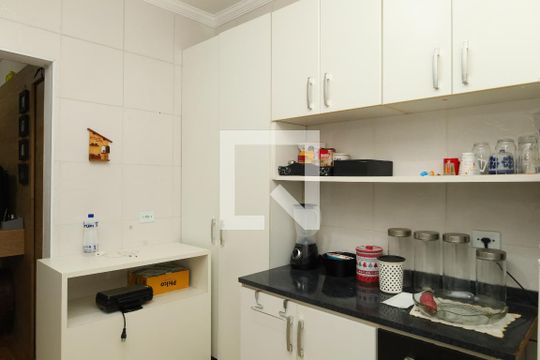 Cozinha de casa de condomínio para alugar com 2 quartos, 62m² em Itaquera, São Paulo