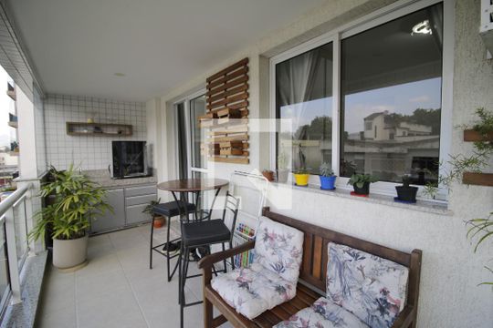 Varanda de apartamento à venda com 2 quartos, 67m² em Pechincha, Rio de Janeiro