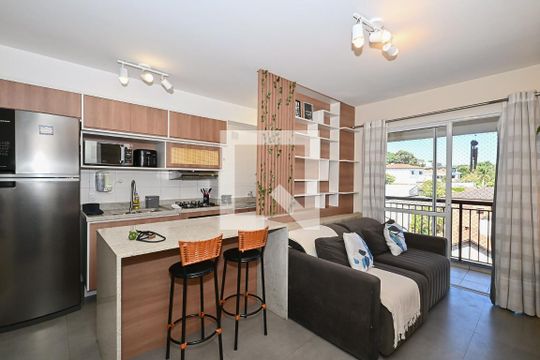 Sala de apartamento para alugar com 1 quarto, 90m² em Morumbi, São Paulo