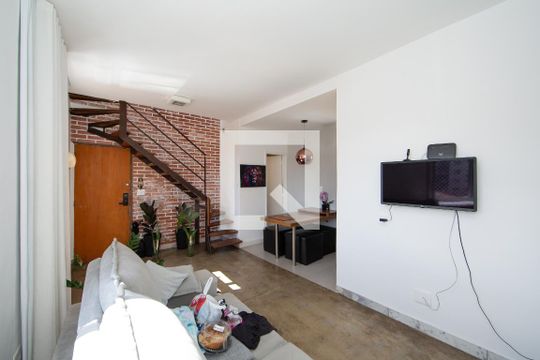 SALA de apartamento à venda com 3 quartos, 120m² em Serra, Belo Horizonte