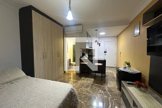 Sala/Quarto de apartamento à venda com 1 quarto, 26m² em Bethaville I, Barueri