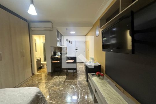 Sala/Quarto de apartamento à venda com 1 quarto, 26m² em Bethaville I, Barueri