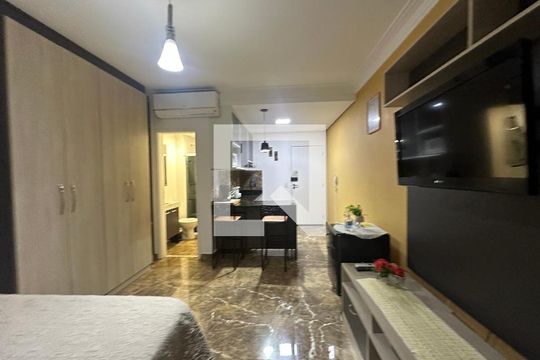 Sala/Quarto de apartamento à venda com 1 quarto, 26m² em Bethaville I, Barueri
