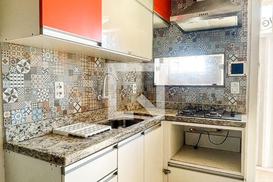 Cozinha de casa para alugar com 2 quartos, 40m² em Unamar, Cabo Frio