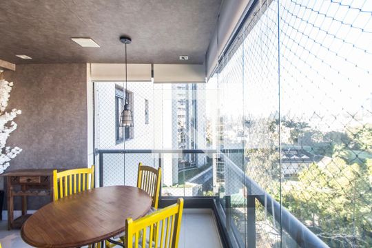 Varanda gourmet de apartamento para alugar com 3 quartos, 112m² em Empresarial 18 do Forte, Barueri