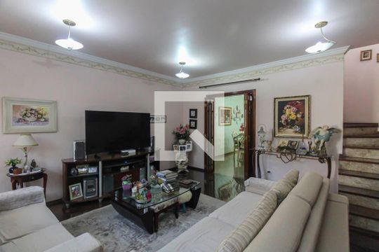 Sala de casa à venda com 4 quartos, 296m² em Chácara Mafalda, São Paulo