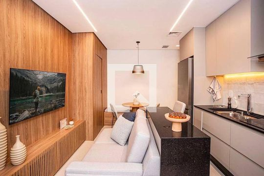 Sala de kitnet/studio para alugar com 1 quarto, 33m² em Vila Osasco, Osasco