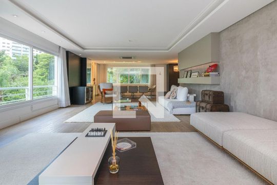 Sala de apartamento para alugar com 3 quartos, 312m² em Três Figueiras, Porto Alegre