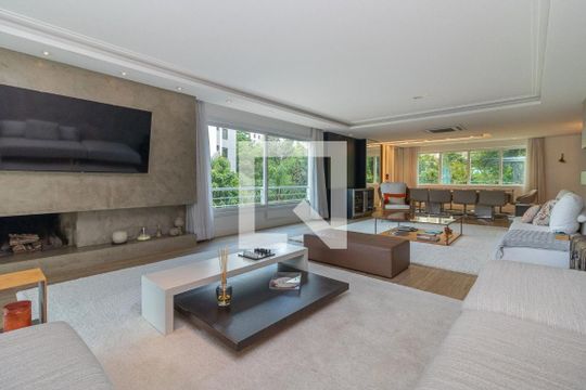 Sala de apartamento para alugar com 3 quartos, 312m² em Três Figueiras, Porto Alegre
