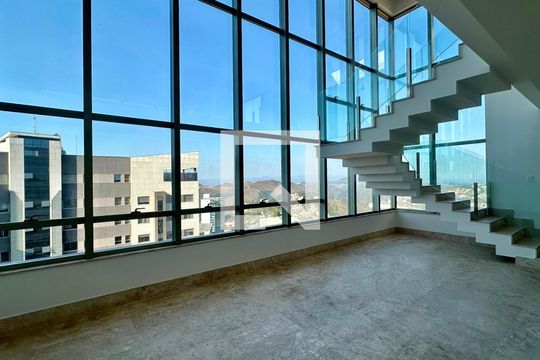 Sala  de apartamento à venda com 4 quartos, 402m² em Vale do Sereno, Nova Lima