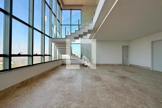 Sala  de apartamento à venda com 4 quartos, 402m² em Vale do Sereno, Nova Lima
