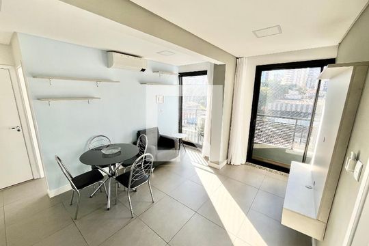 Sala/Cozinha de apartamento para alugar com 2 quartos, 52m² em Santana, São Paulo