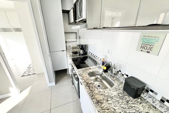 Sala/Cozinha de apartamento para alugar com 2 quartos, 52m² em Santana, São Paulo