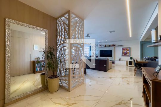 Sala de apartamento para alugar com 4 quartos, 197m² em Jardim das Acacias, São Paulo