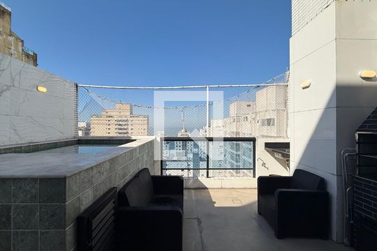 Varanda de apartamento para alugar com 3 quartos, 188m² em Centro, Guarujá