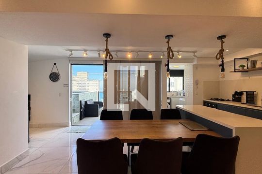 Sala de apartamento para alugar com 3 quartos, 188m² em Centro, Guarujá