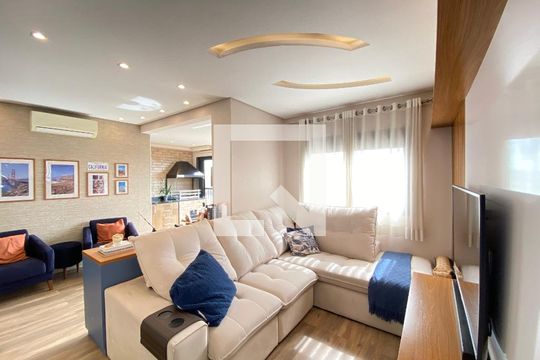 Sala de apartamento para alugar com 2 quartos, 78m² em Continental, Osasco