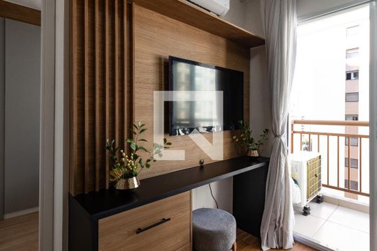 Sala de apartamento para alugar com 1 quarto, 27m² em Perdizes, São Paulo