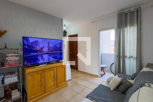Sala de apartamento à venda com 2 quartos, 55m² em Vila das Belezas, São Paulo