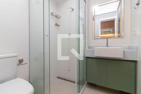 Banheiro de apartamento para alugar com 1 quarto, 22m² em Santana, São Paulo