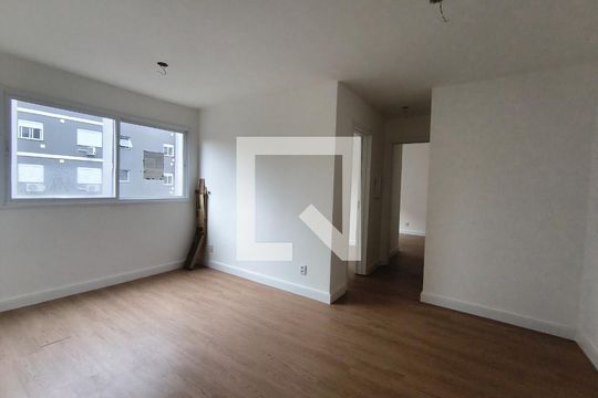 Sala/cozinha de apartamento para alugar com 2 quartos, 51m² em Jardim Sabará, Porto Alegre