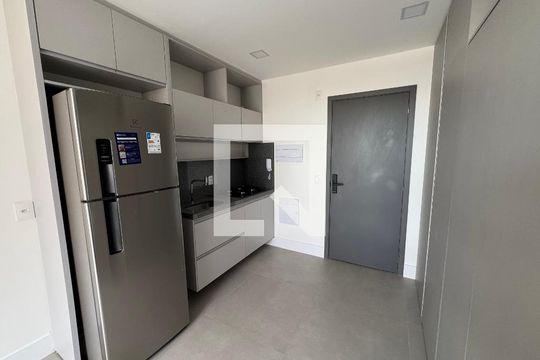 Cozinha de apartamento para alugar com 1 quarto, 34m² em Águas Claras, Brasília