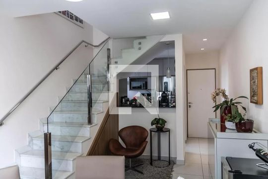 Sala de apartamento para alugar com 2 quartos, 137m² em Gutierrez, Belo Horizonte