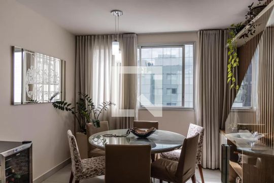 Sala de apartamento para alugar com 2 quartos, 137m² em Gutierrez, Belo Horizonte