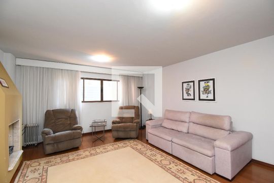 Sala 2 de apartamento à venda com 3 quartos, 271m² em Batel, Curitiba