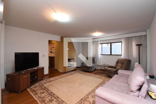 Sala 2 de apartamento à venda com 3 quartos, 271m² em Batel, Curitiba