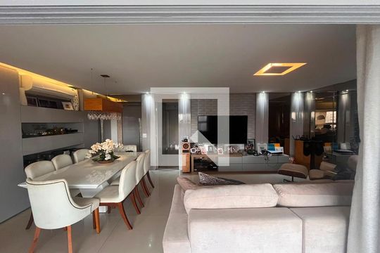 Sala de apartamento para alugar com 3 quartos, 148m² em Setor Marista, Goiânia