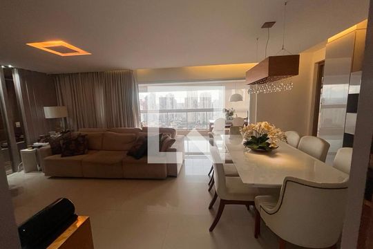 Sala de apartamento para alugar com 3 quartos, 148m² em Setor Marista, Goiânia