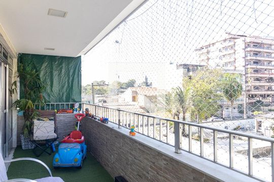 Varanda de apartamento para alugar com 3 quartos, 129m² em Vila Valqueire, Rio de Janeiro