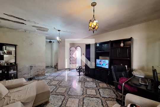 Sala  de casa para alugar com 3 quartos, 460m² em Campestre, Santo André