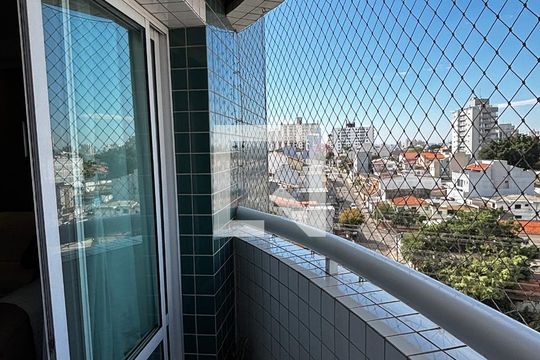Sala - Varanda de apartamento para alugar com 3 quartos, 90m² em Pinheirinho, Santo André