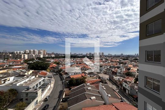 Vista varanda e área de serviço  de apartamento para alugar com 2 quartos, 35m² em Campo Grande, São Paulo