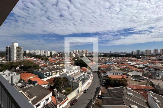 Vista varanda e área de serviço  de apartamento para alugar com 2 quartos, 35m² em Campo Grande, São Paulo