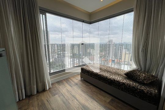 Sala de apartamento para alugar com 1 quarto, 68m² em Butantã, São Paulo