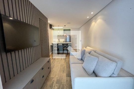 Sala de apartamento para alugar com 1 quarto, 68m² em Butantã, São Paulo