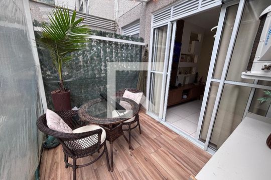Varanda de apartamento à venda com 2 quartos, 58m² em Vargem Grande, Rio de Janeiro