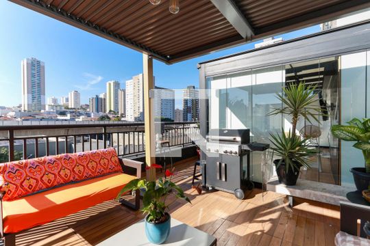Varanda gourmet de apartamento à venda com 2 quartos, 130m² em Vila Dom Pedro Ii, São Paulo