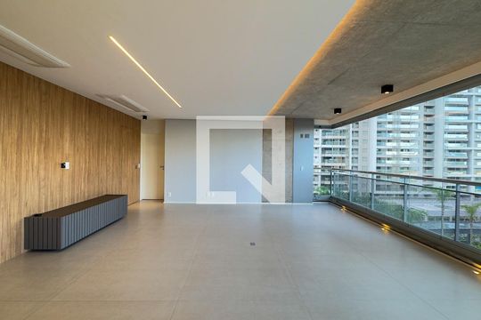 Sala de apartamento para alugar com 3 quartos, 167m² em Jardim das Acacias, São Paulo