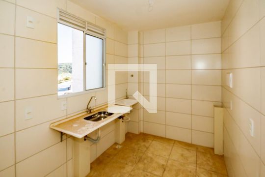 Cozinha/Área de serviço de apartamento para alugar com 2 quartos, 45m² em Felixlândia (justinópolis), Ribeirão das Neves