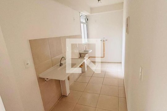 Sala/cozinha de apartamento para alugar com 2 quartos, 45m² em Campo Grande, Rio de Janeiro
